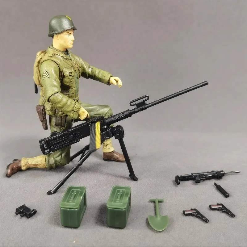 1/18 Soldier Mold Play Movable Doll Doll 3.75 Inch U.S. Army Children's Toys for Boys Birthday Gift