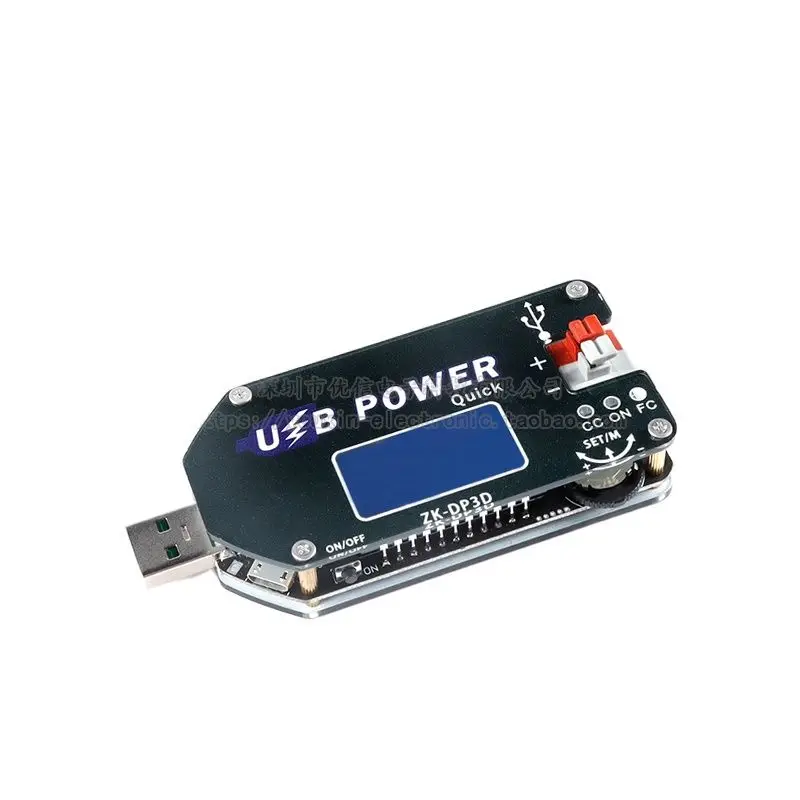 ZK-DP3D numerical control USB adjustable voltage regulator power module 2A/15W voltage and current precision tuning