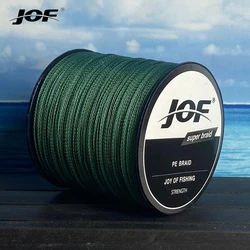 JOF Braided Fishing Line X8 150M 300M 500M Drag 20~100LB Multifilament Japanese PE Line for Bass Pike Carp Fishing Accessories