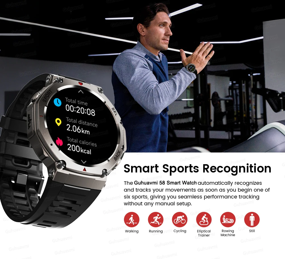 2025 New Military Bluetooth Call Smart Watch Built-in GPS Compass Barometric Altimeter 10ATM Waterproof Sports Smartwatches Men