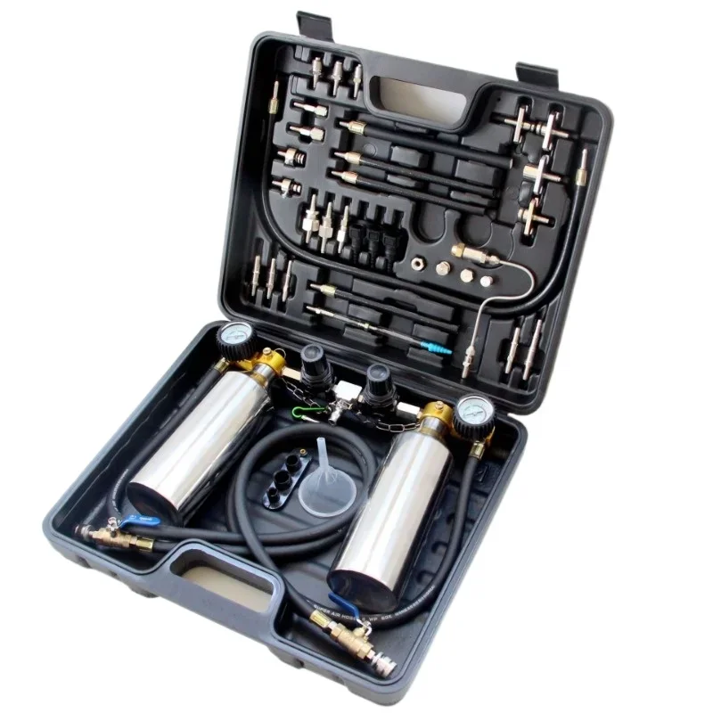 

Cleaning double hanging bottle car free removal tool, oil road cleaning machine, fuel injector inlet port three-way catalysis