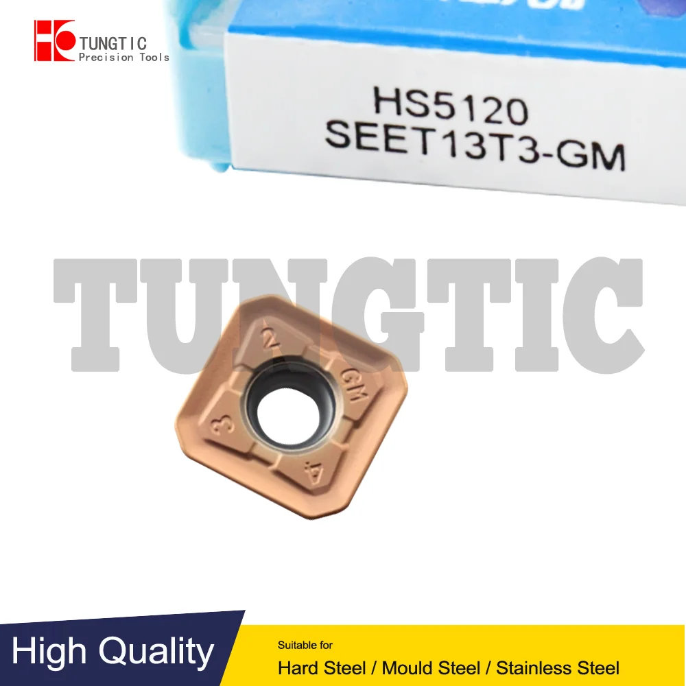 

SEET13T3-GM HS5130 HS5120 Фрезерный Режущий инструмент для обработки металла