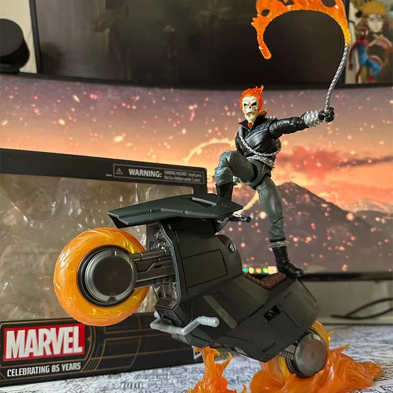 

Подлинная в наличии Ghost Rider, аниме-фигурка, модель на 85-летие, детская коллекция игрушек, украшение, подарки для мальчиков