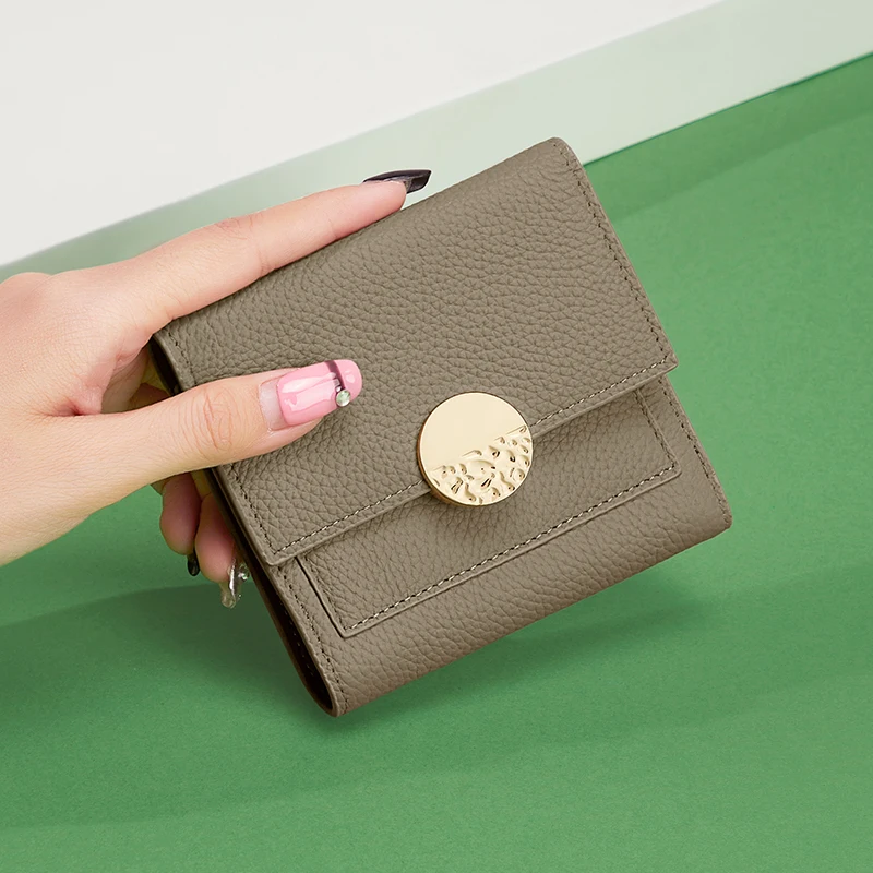 Cnoles Minimalist Women Small Wallet Trends Elegant Stylish Clutch Bag Female Credit Card Holder Coin Purse