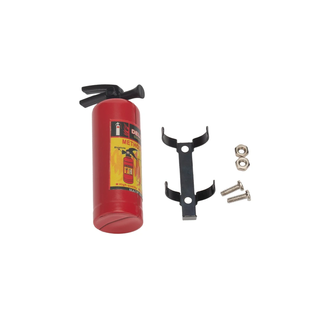 Fire Extinguisher Glossy RC Car Accessories Wear-resistant Exquisite Fires Annihilator Replacement for 1/10 SCX10 TRX4 D90 CC01