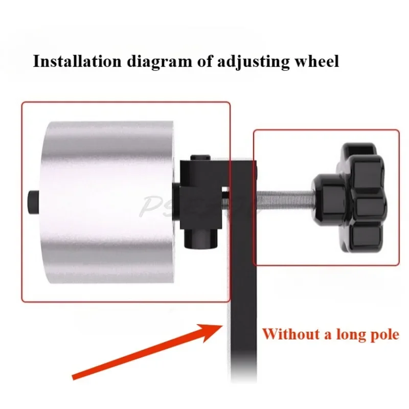 Wheel Smooth Surface Synchronous Driven Polishing Machine Passive Wheel Sand Belt Machine Adjustable Wheel Aluminum