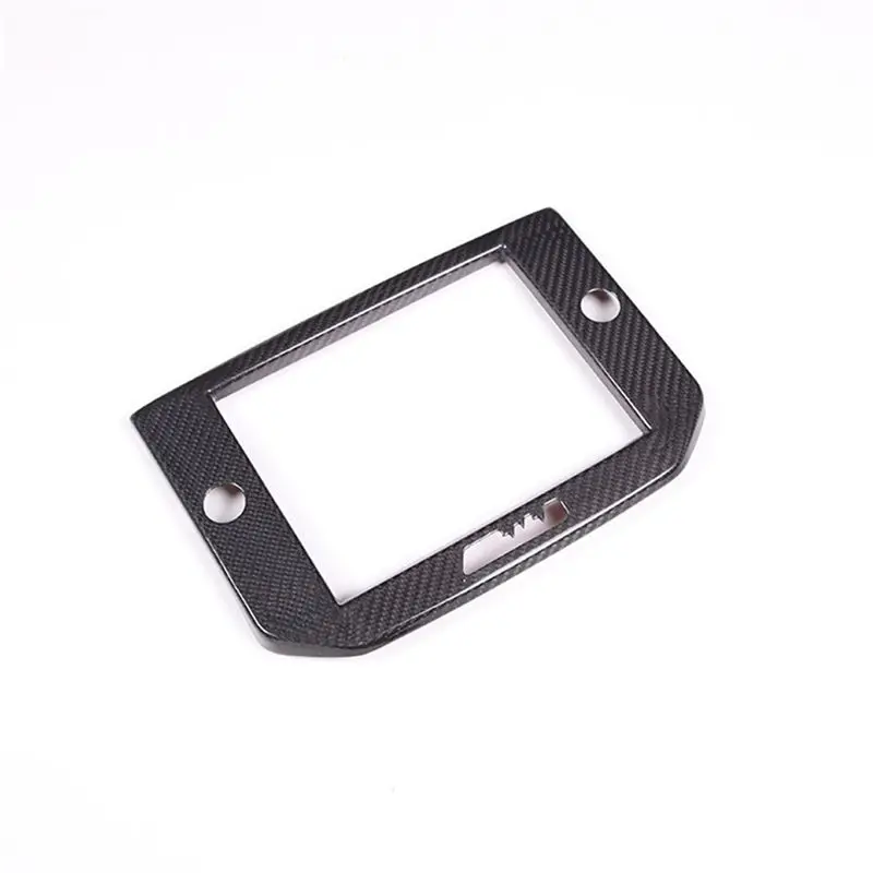 

Precise Real Carbon Fiber Central Control Navigation Panel Trim Screen Frame Cover For Ghibli 2014-2015 Interior Parts