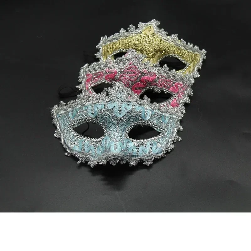 

12pcs Women Girls Lace Party Mask Masquerade Festival Show Performance Home Decoration Birthday Wedding Gift