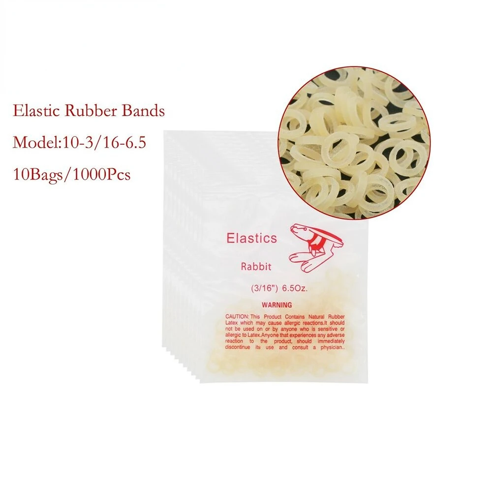 Dental Orthodontic Elastics Latex Rubber Bands for Brackets 3/16 3.5 5.0 6.5OZ