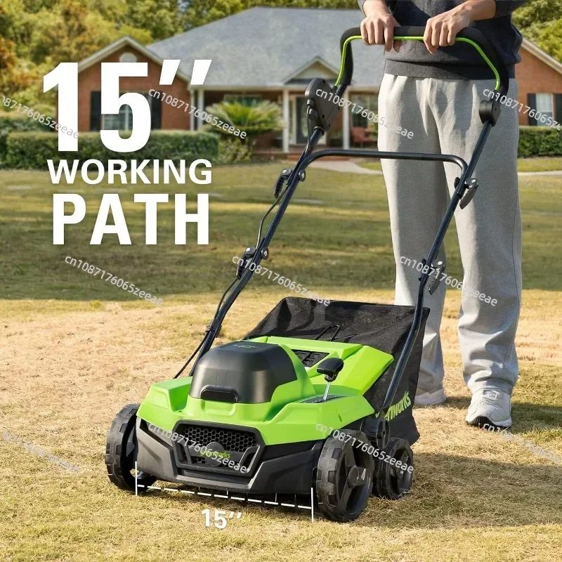 Greenworks 40V 15 inch Dethatcher/Scarifier, Tool Only