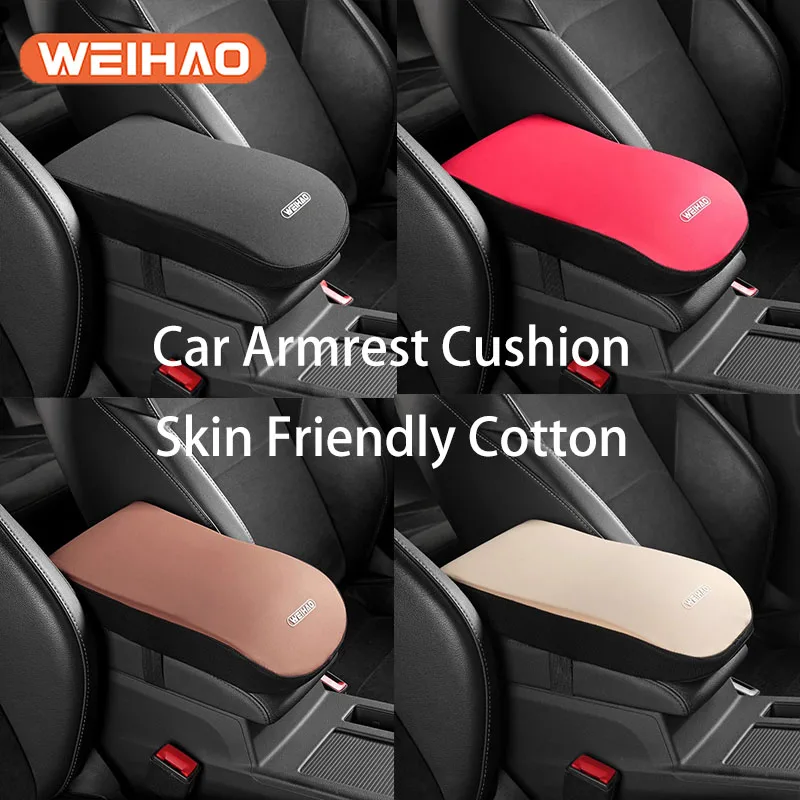 

Hgh Quality Car Armrest Box Height Increasing Pad For Car Mounted Anti Drowsiness Hand Memory Cotton Central Pad Universal