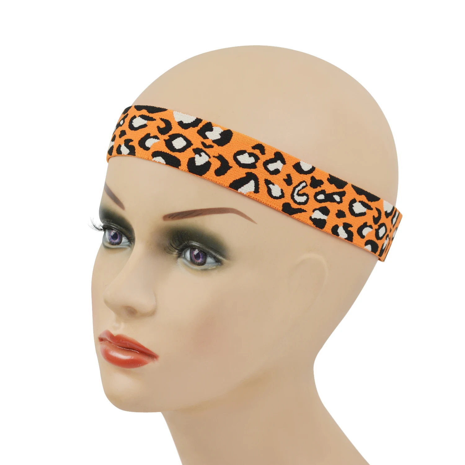 1 Pc Elastic Band  for Wigs  Headband Leopard Print  3 Colors Available Wig Wrap Band for Edges Wig Accessories