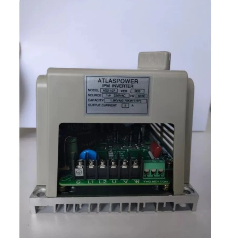 Single‑Phase 220V Frequency Inverter AS2‑107/122‑IPM Series, 0.4‑3.7kW Motor Speed Controller for Assembly Line