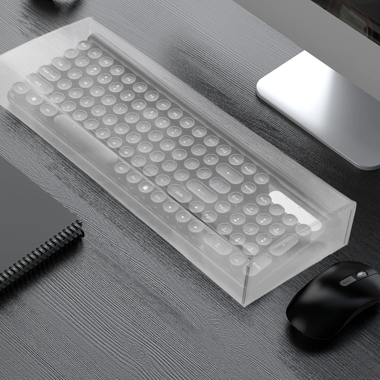 

Acrylic Dust Cover 520x180x60mm Clear Protective Film for Laptop Gaming Mechanical Computer Keyboard Dust Protector Transparent