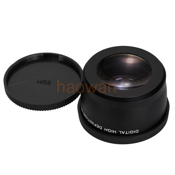 58mm 2.0x TELE Telephoto LENS Magnification for 58 mm canon nikon pentax sony DSLR/SLR Digital Camera