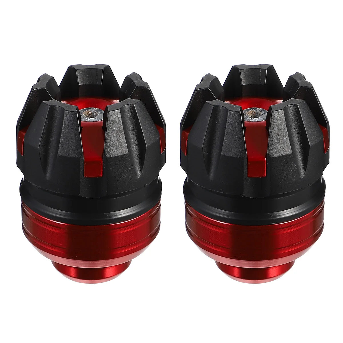 

2PCS Anti Collision Cup for Motorbike Electric Scooter Frame Sliders Red Protection Strip Front Fork Cup Durable Aluminum Alloy