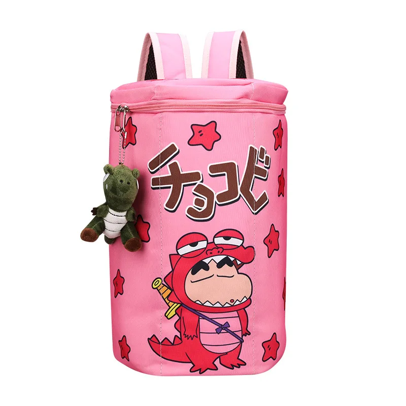 New Product In Stock Xiao Xin Cute Backpack Small Crocodile Box Large Capacity Three-Dimensional Bucket Bag Backpack Racket Bag image 6