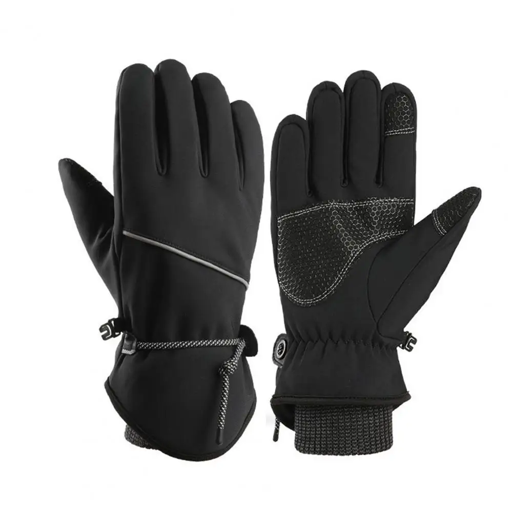 Luvas impermeáveis do esqui com forro do luxuoso, Windproof, projeto térmico, estadia morna, ciclismo, inverno