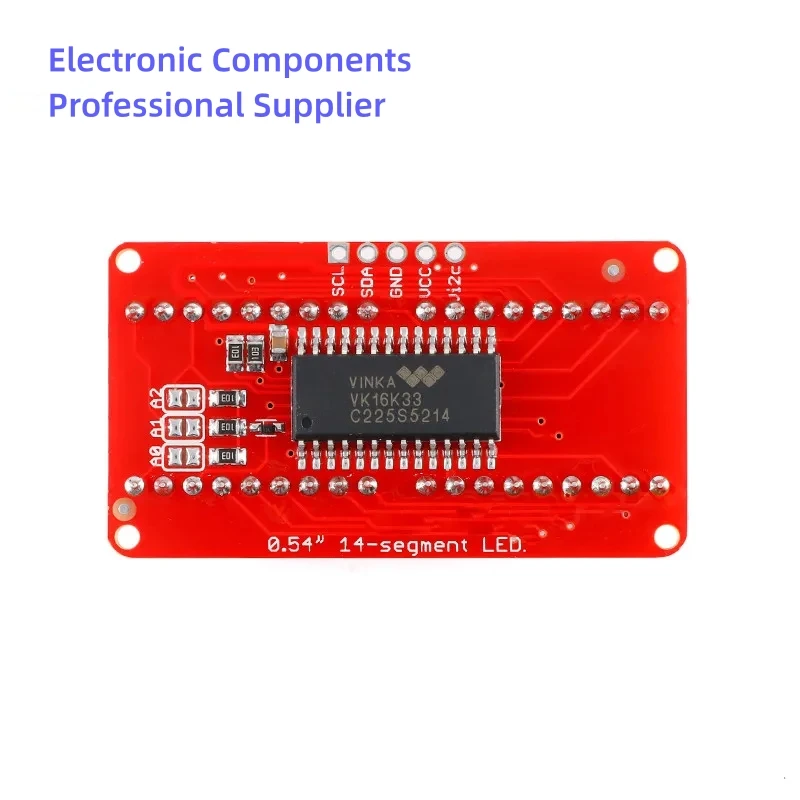 HT16K33 0.54 Inch 0.54‘’ 4 Bit Meter Digital Tube Module LED Display IIC I2C Control Meter 3.3V 5V for Arduino Red/Green/Orange