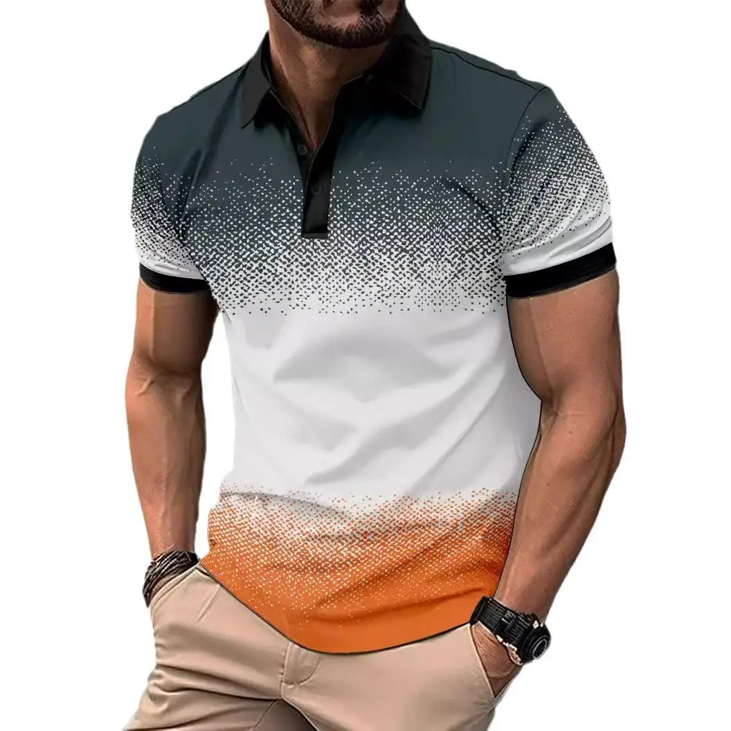 

Мужской adient irt Summer Thiened ort Sve Loose Fit Split S Cotton Blend Spor Tennis irt