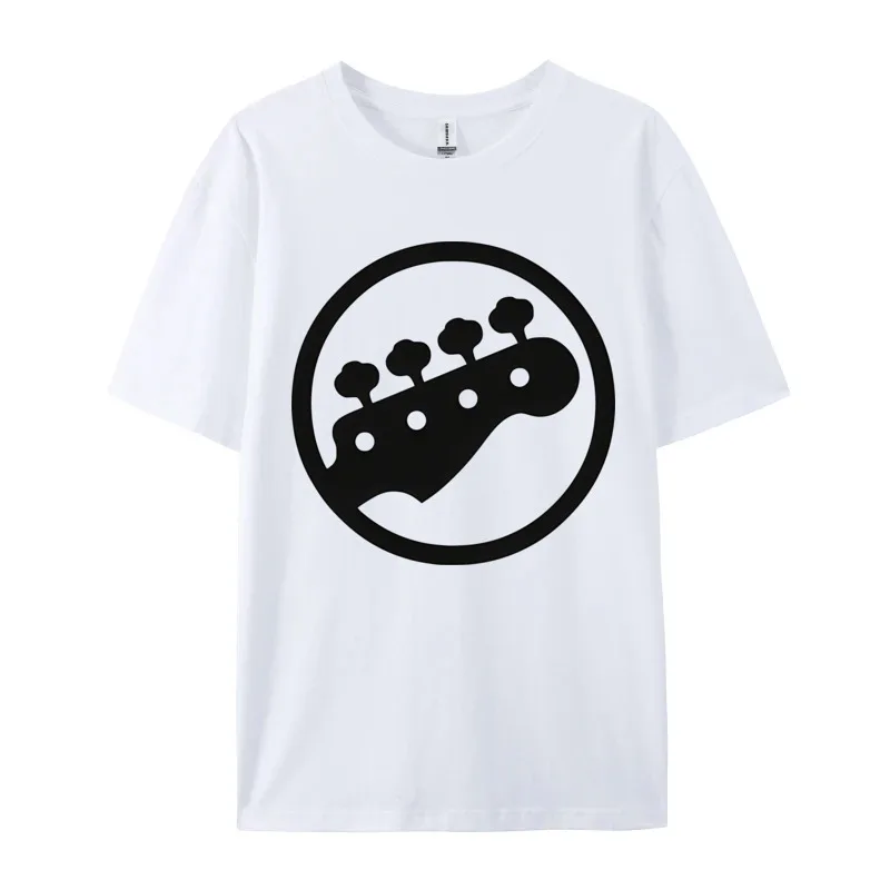 Men T-shits Bass Guitar Player Black cosie T Shirts for Men Cotton Tops Shirts Hip hop Prevalent birthday gift T-shirt