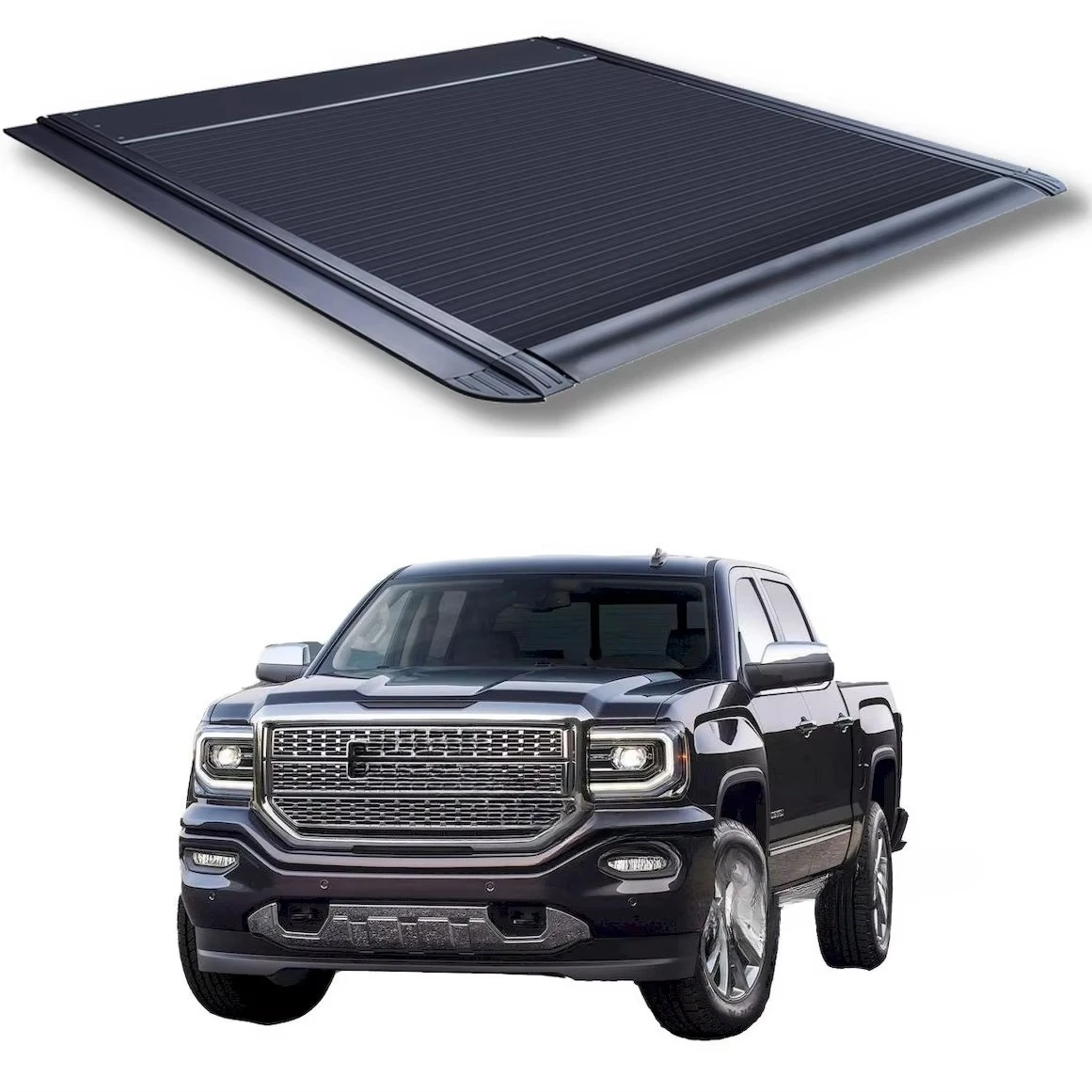 Hot Selling Electric Aluminium Roller Lid Shutter Pickup Roll up Tonneau Cover for GMC sierra 1500