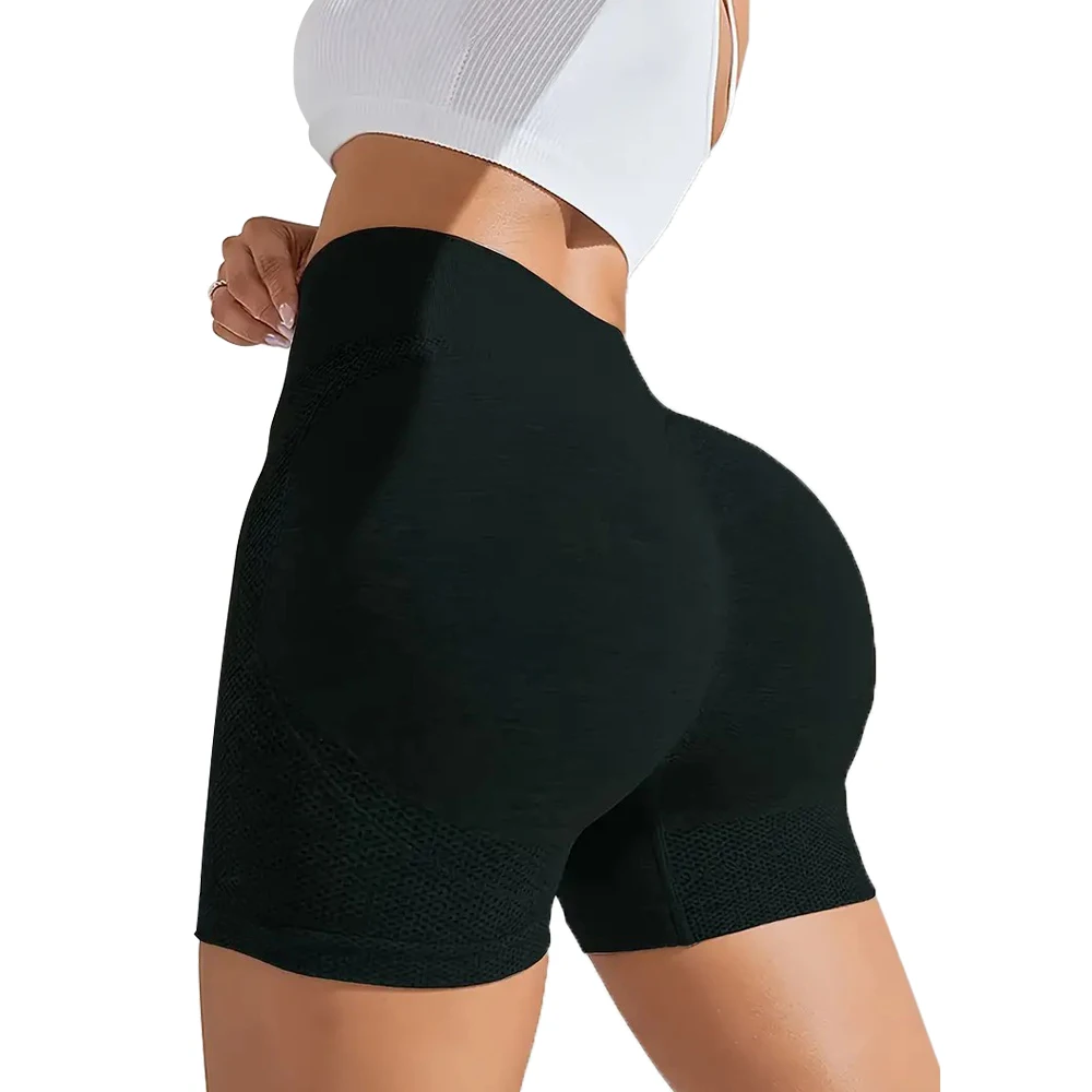 Women Yoga Shorts High Waist Sexy Peach Buttocks Lift Butt Fitness Gym Running Workout Fitness Ladies Short Pants Sportswear