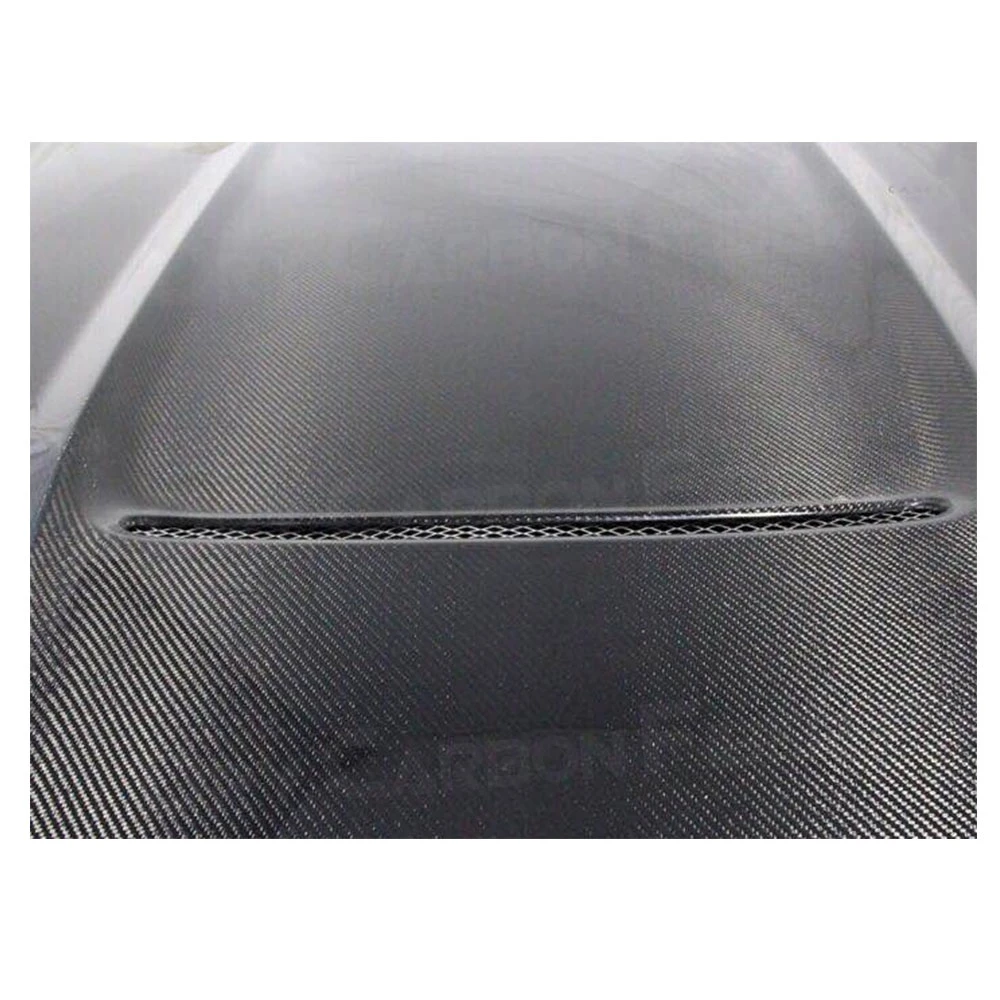 

For Ford Mustang Coupe Convertible 2 Door 2015-2017 Carbon Fiber Front Hood Covers Bumper Engine Bonnet Decoration Trims