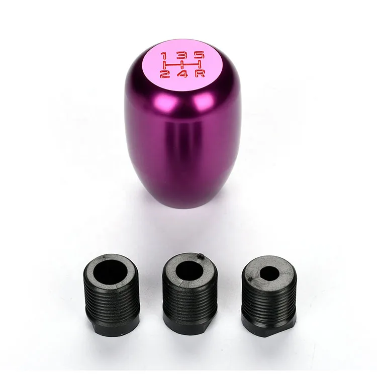 Custom Auto Parts รถ Universal อลูมิเนียม Burnt Blue Gear เกียร์ธรรมดารถยนต์ Shift Knob Handle