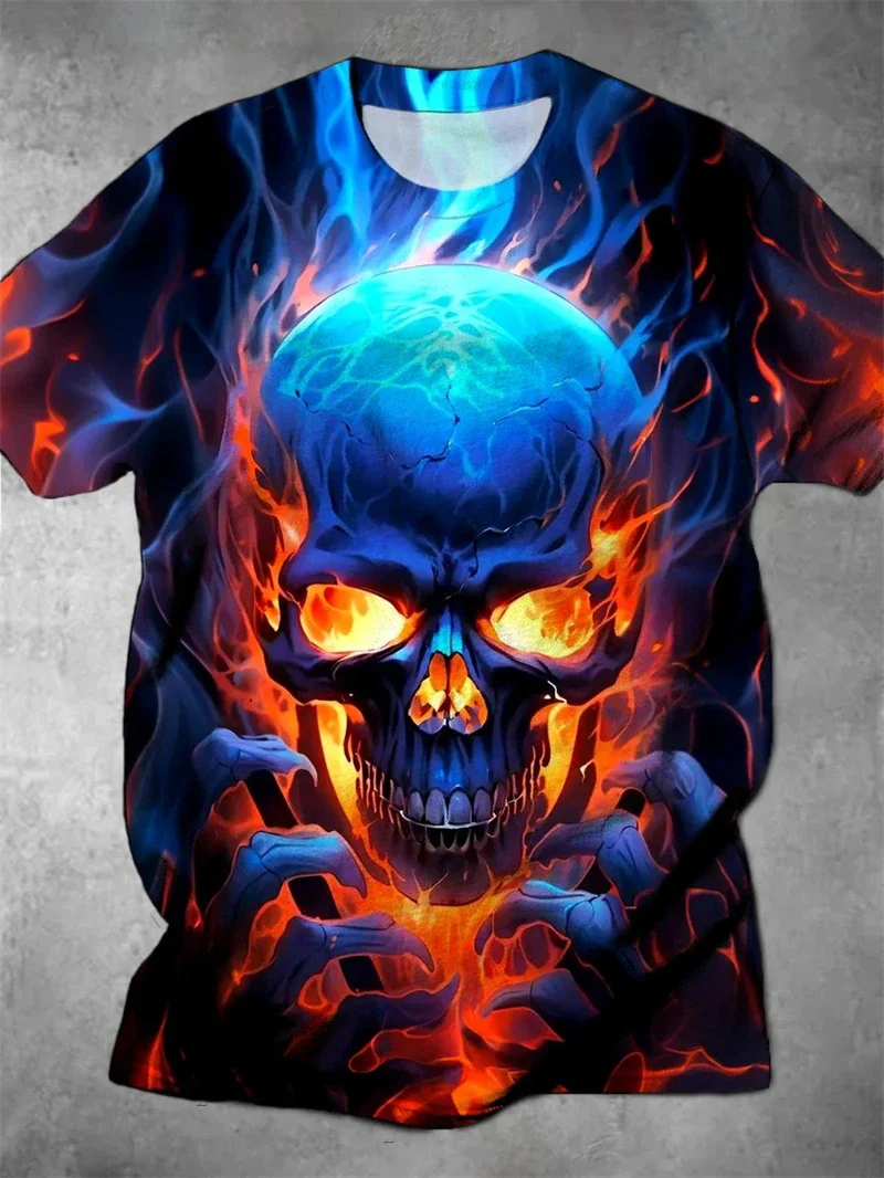 Herren Cyberpunk Neon Damen-Print T-Shirt Lässiges Rundhals-Kurzarm-Shirt Futuristisches Sci-Fi-Grafik-Oberteil für Streetwear und Partys