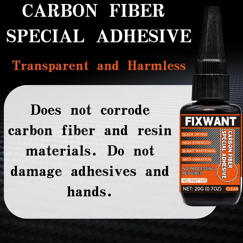 Car Helmet and Motorcycle Carbon Fiber Repair Glue - Heat-Resistant, Lightweight, Easy to Apply