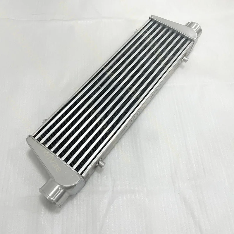 Universal front intercooler aluminum turbo intercooler with inlet and outlet outer diameters of 51mm/63mm/76mm