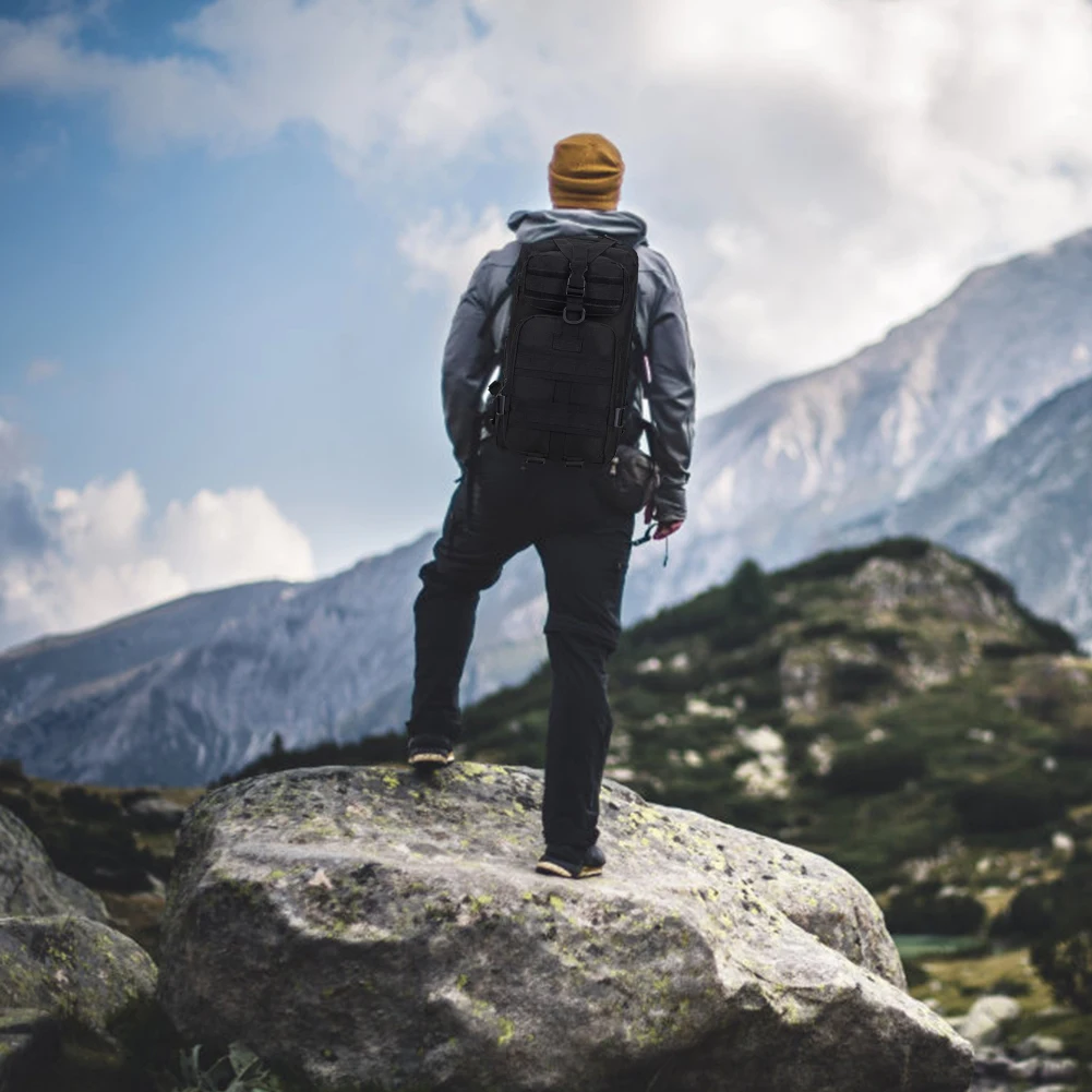 Camping Backpack Large Capacity Tactical Bag Adjustable Hiking Backpack Breathable for Hiking Camping Travel