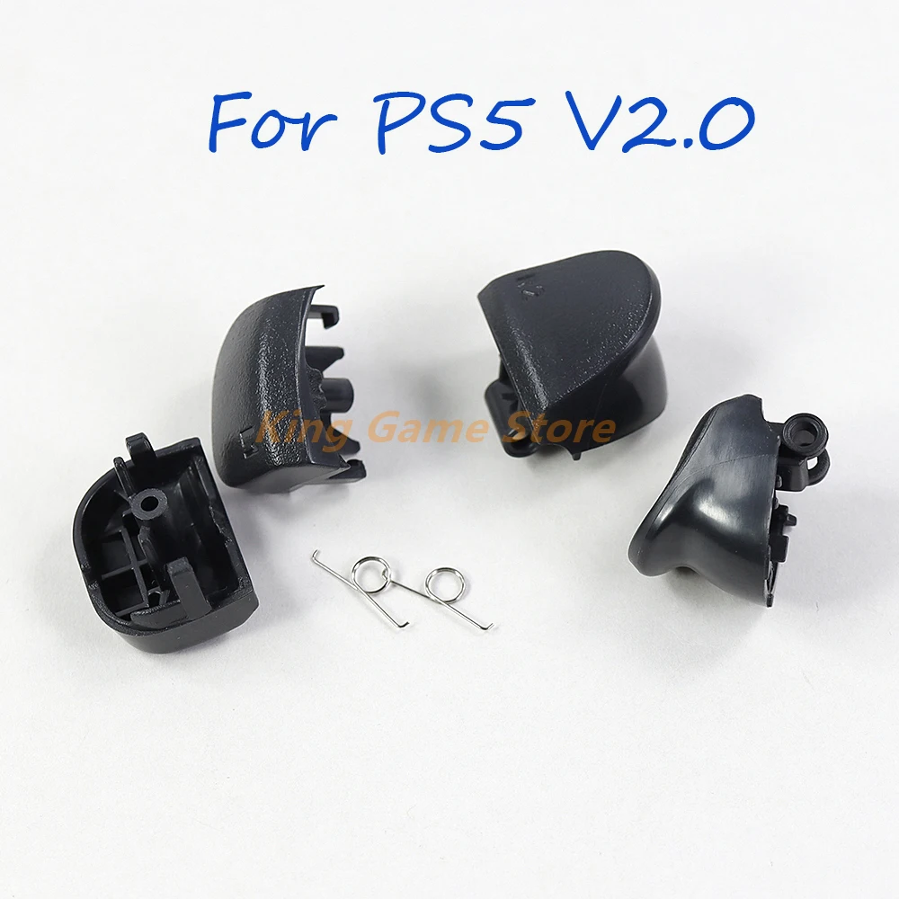 100sets Replacement For PS5 V2.0 Black 6 in 1 L1 R1 L2 R2 Triggers Buttons Springs For PlayStation PS5 Game Accessories