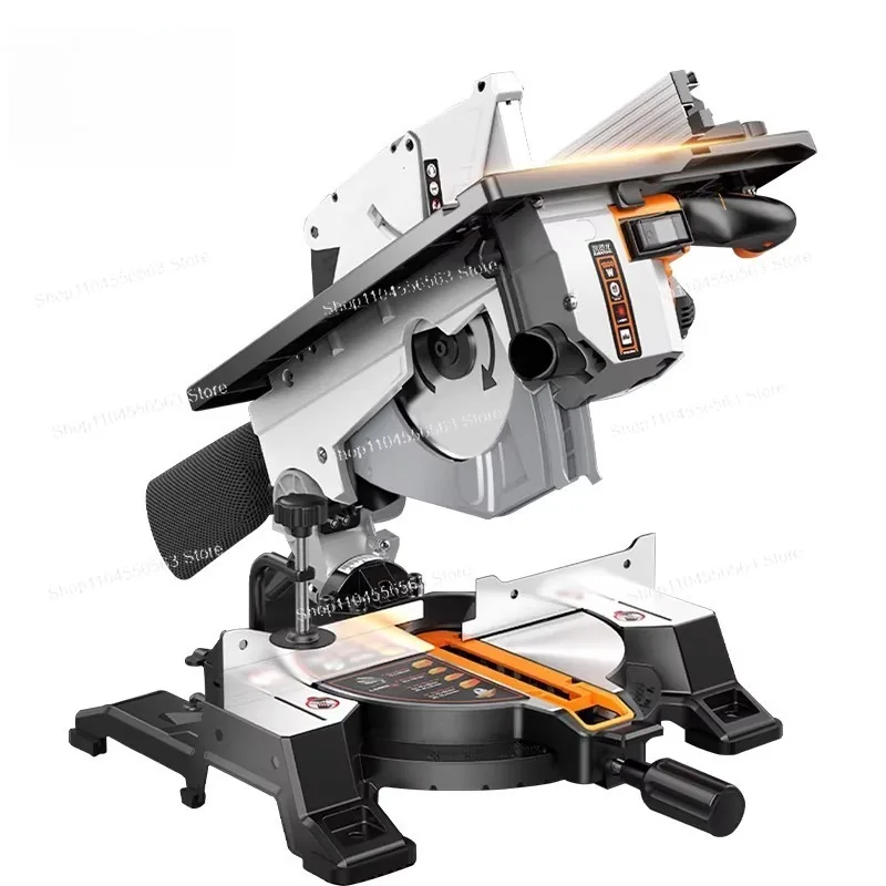 

Настольная комбинированная пила 10 дюймов для деревообработки, торцовочная пила, алюминиевый станок, универсальный интегрированный станок для резки профилей