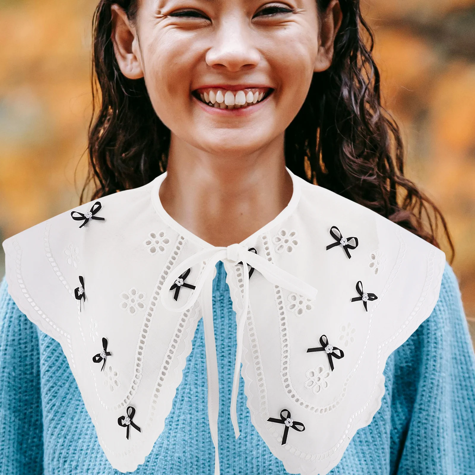 Рисунок 6 - Маленькая шаль с узлом-бабочкой