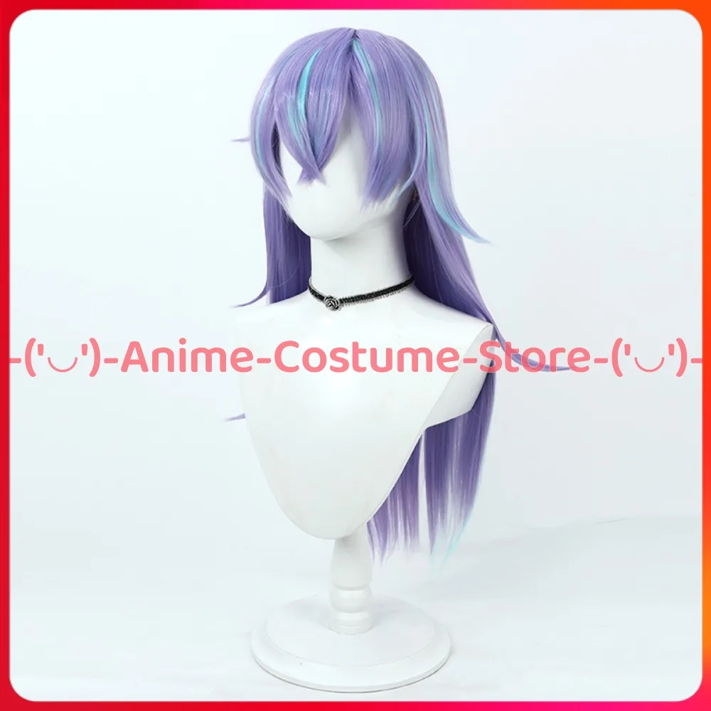 NIJISANJI VTuber Hoshishirube Aki Cosplay Wig Anime Game Character Halloween Party Costume Wigs Heat Resistant Synthetic Hair
