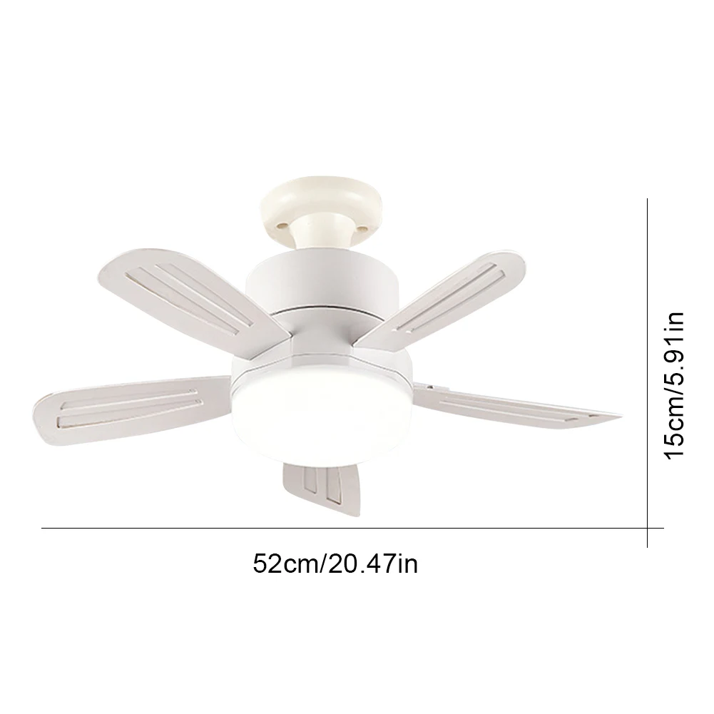 Elektrische draadloze ventilator met LED-lantaarn 3 versnellingen Universele dimventilator Moderne slimme koelventilator voor eetkamer Slaapkamer Woonkamer