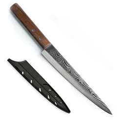 Salmon Sashimi Knife Multifunctional Stainless Steel Slicing Knife Japanese Sushi Knife Cooking Knife Twosun Chef Knife