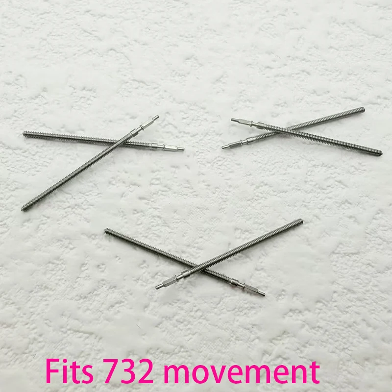 

732 Stem 2PCS/4PCS Movement Crown Stem Fit 732 Automatic Mechanical Movement Stem Repair Parts Watch repair parts