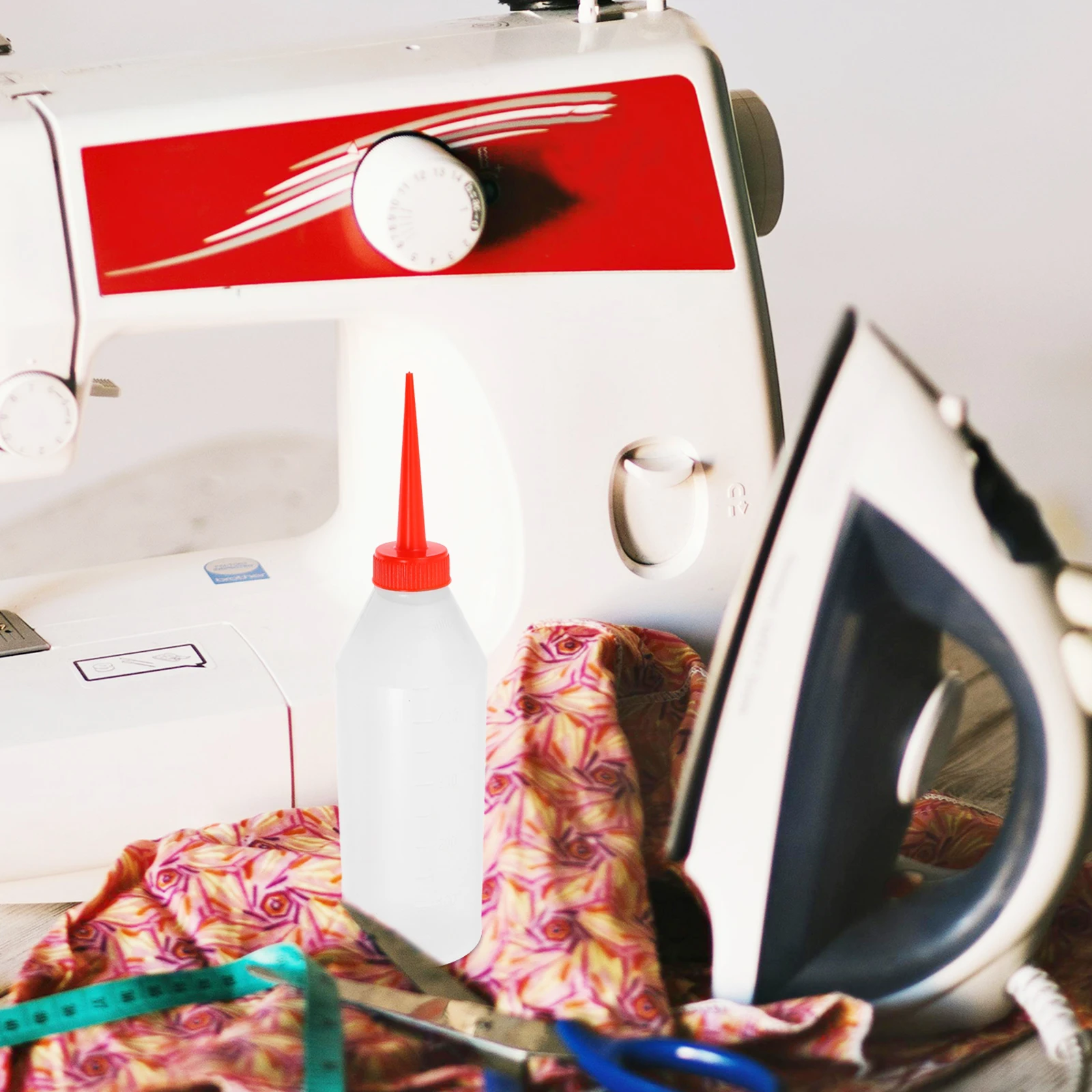 

2Pcs Portable Plastic Oil Bottles for Sewing Machines Precision Nozzle Squeeze Containers for Longevity and Convenience