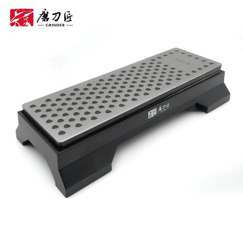 TAIDEA Diamond Grindstone 360/600Grit Double-side Sharpening stone Professional Knife Sharpening System Non-slip base Wetstone