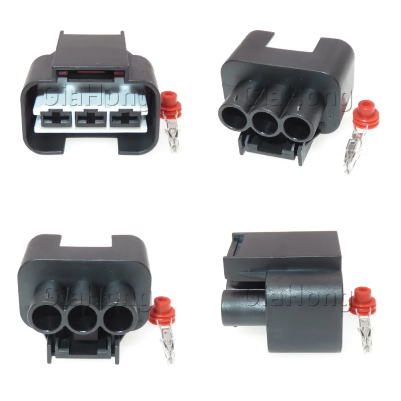 1 Set 3 Ways AC Assembly Car Modification Accessories Sealed Socket 1743271-2 Automotive Electronic Fan Electric Cable Connector