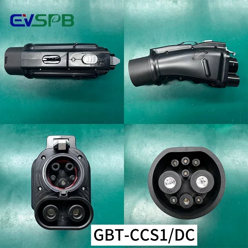 Адаптер для зарядной станции электромобилей GBT на CCS1 250А 10000В IP55 разъем зарядки постоянным током новый тип 2 вилка и розетка