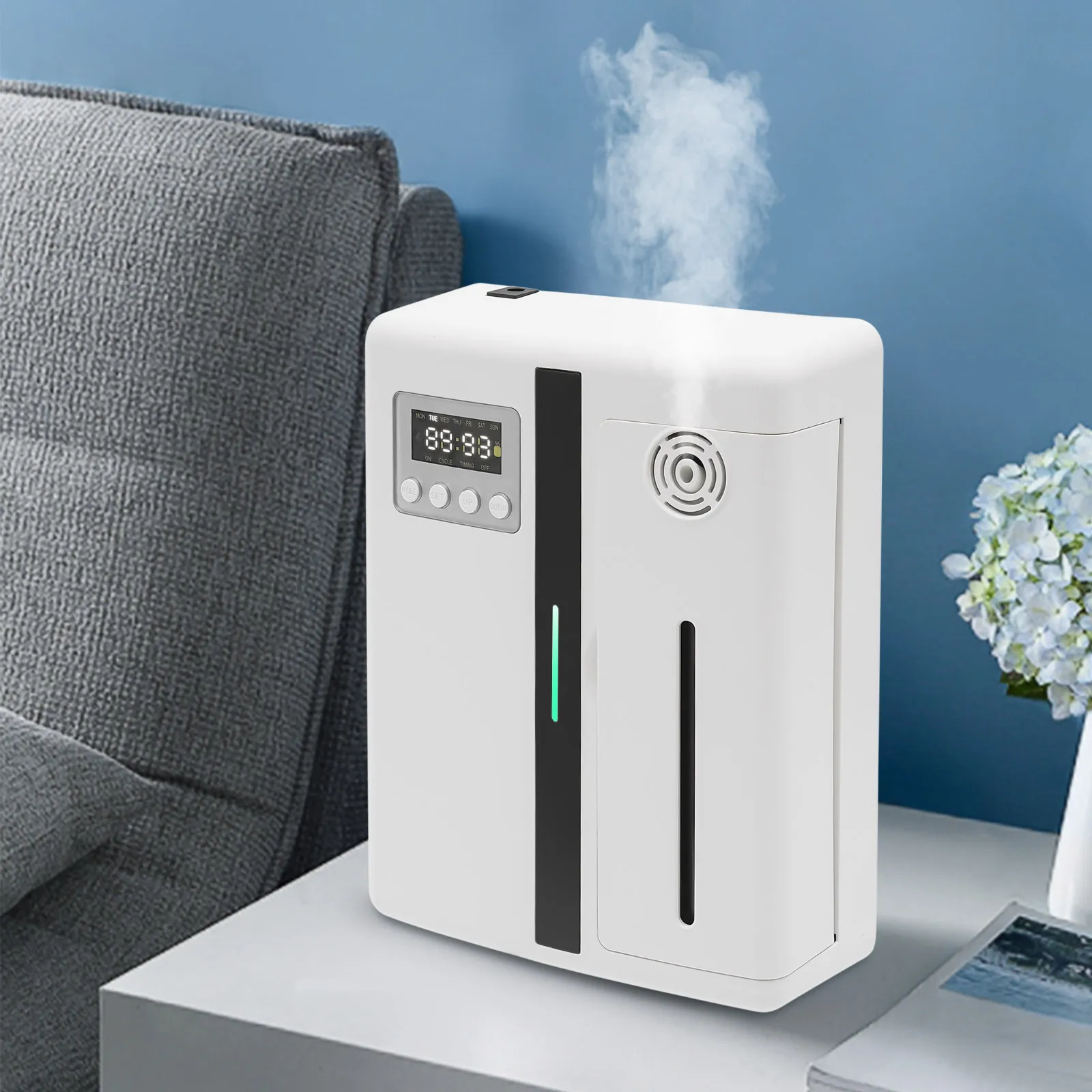 200ml Smart Scent Air Machine Wall-Mounted Fragrance Diffuser Smart Scent Diffuser for Living Room Bedroom Hotel, White