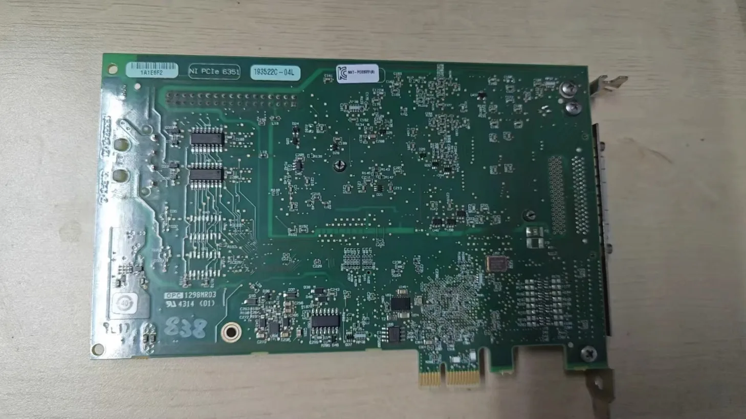 1PC  NI PCIe-6351 NI DAQ Card High‑Accuracy 16‑Bit Analog Input for Precision Measurement#Xing