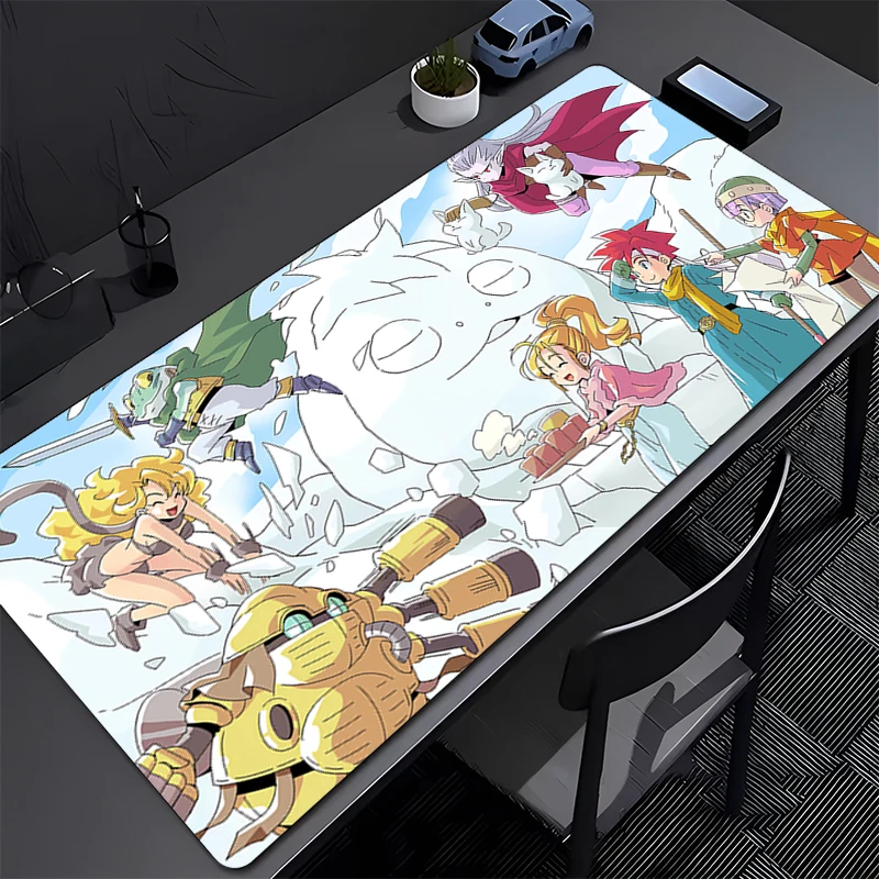 Mouse Pad Laptop Retro Game C-chrono Trigger HD Print Mousepad Anime Extended Keyboard Pad PC Gaming Accessories Desk Mouse Mat