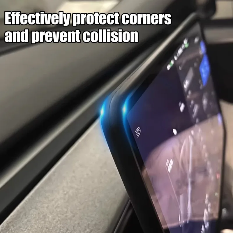 Nuovo per Tesla Model 3 Highland 2024 Model Y cornice protettiva per schermo in Silicone Display Edge Protector accessori per il controllo centrale