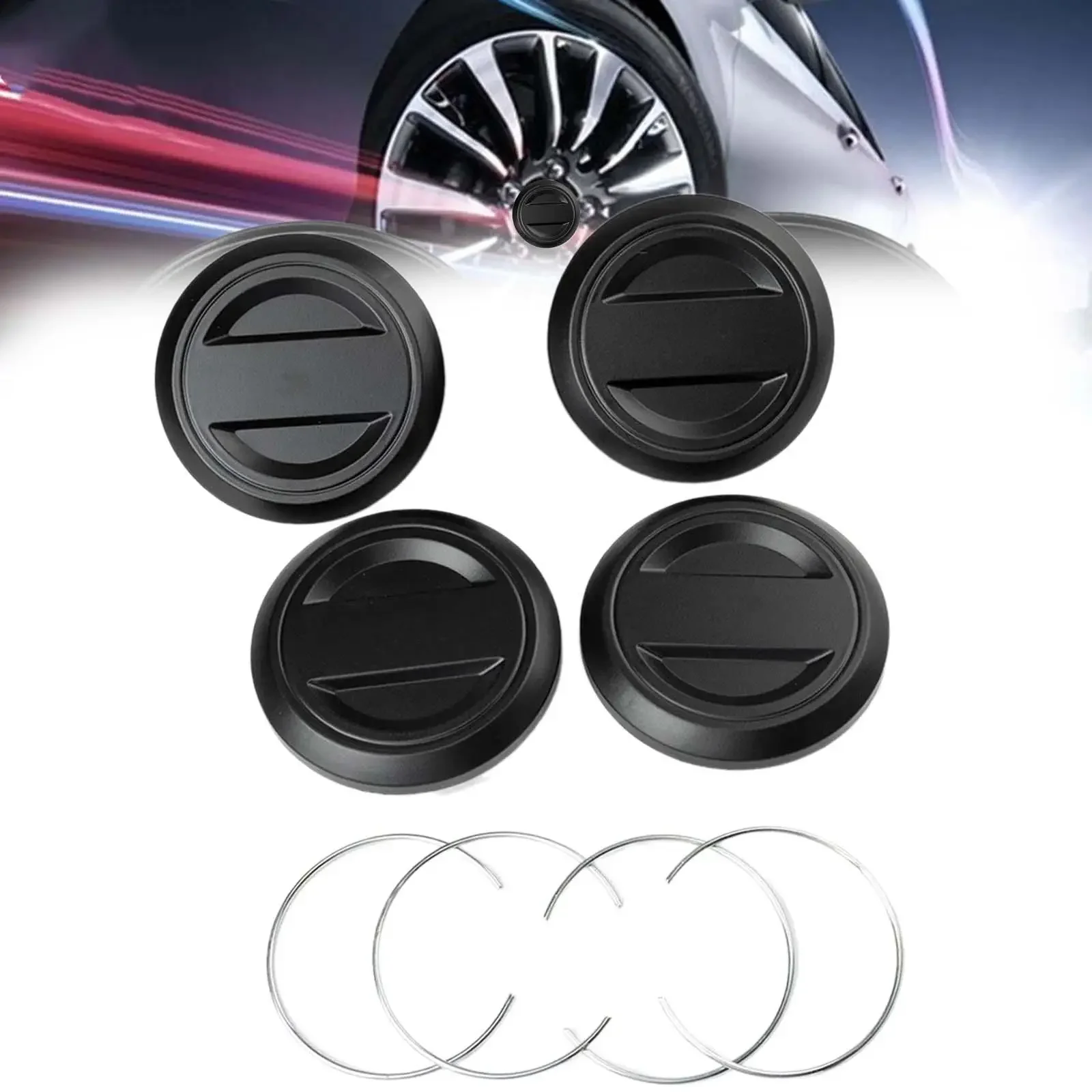 4x Wheel Center Hub Caps Easy to Install Professional Assembly Good Performance Parts Accessory   RZR 900 1000 XP