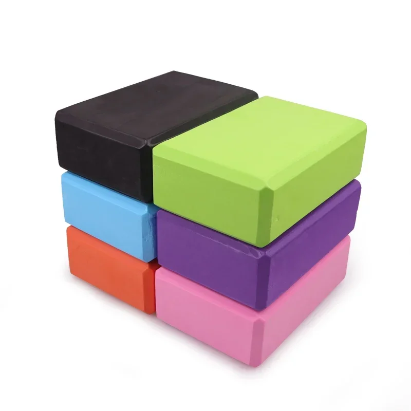 Yoga Blocks Building Cubes Pilates Bricks Sports Yoga Supplies Exercise Fitness Eva Reinforcement Mats Home Exercise Equipment